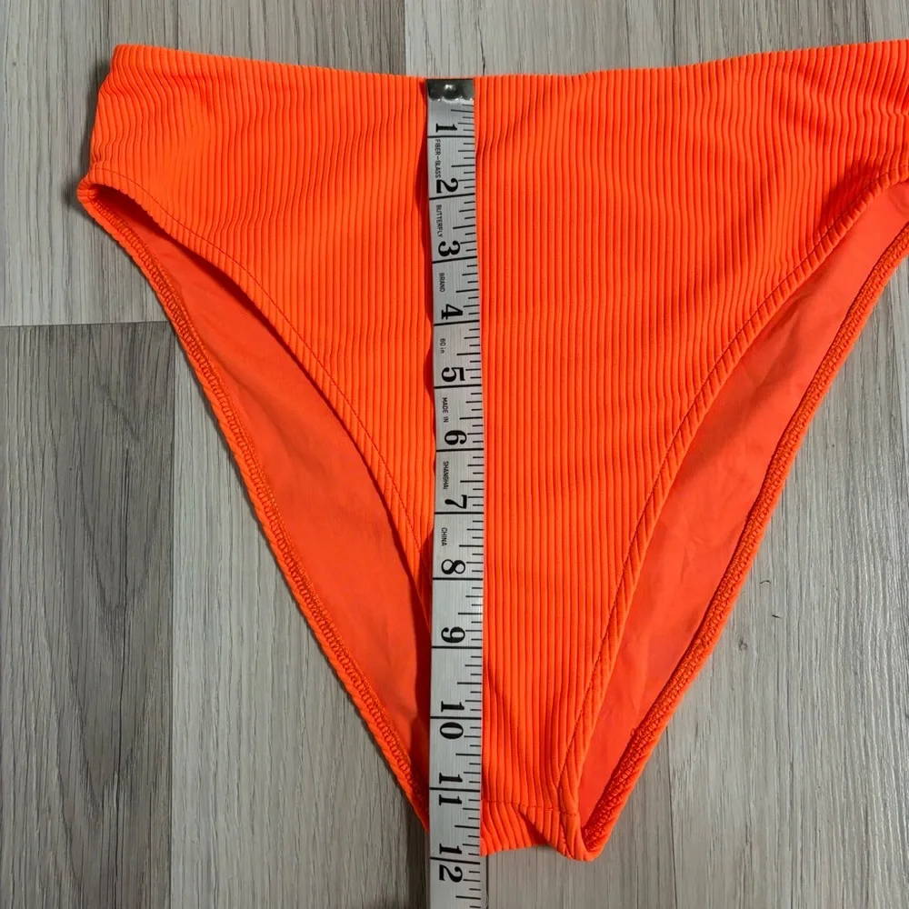 Frankies Bikinis Ruby Top Bright Neon Orange Set Size‎ L